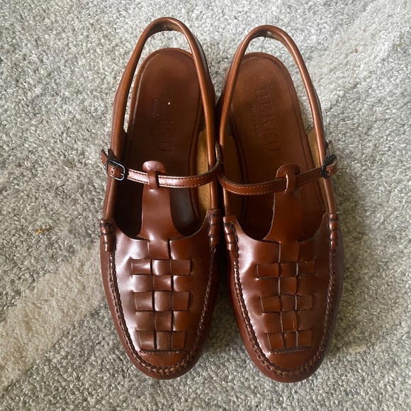 Hereu roqueta slingback t-bar loafer sz 39 - Picture 4 of 5